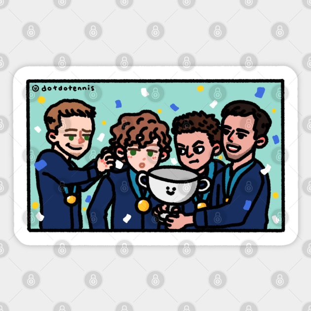 Team Russia :3 Sticker by dotbyedot